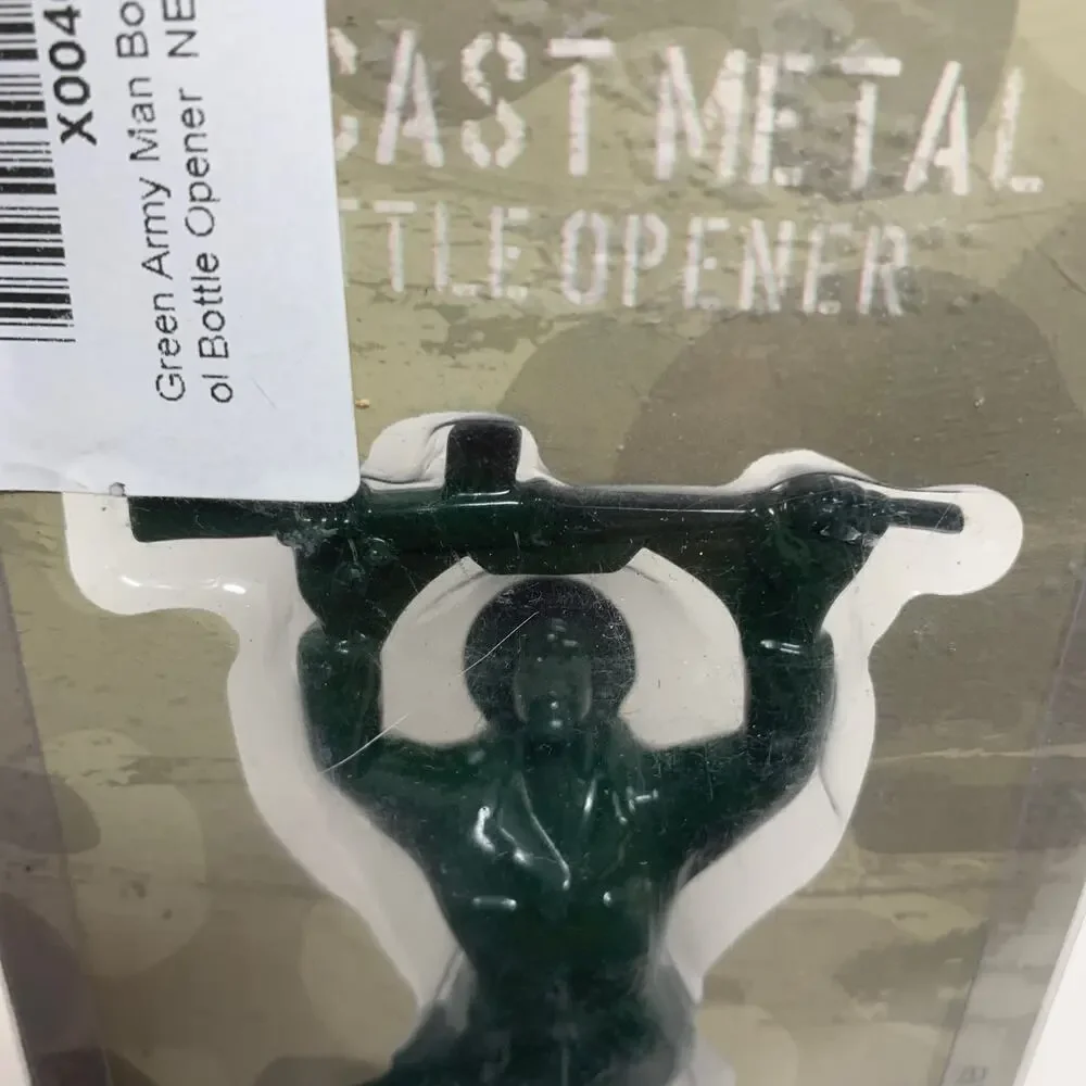 NEW Sgt. Pryer Novelty Army Man Beer Bottle Opener Militaria Humorous Packaged